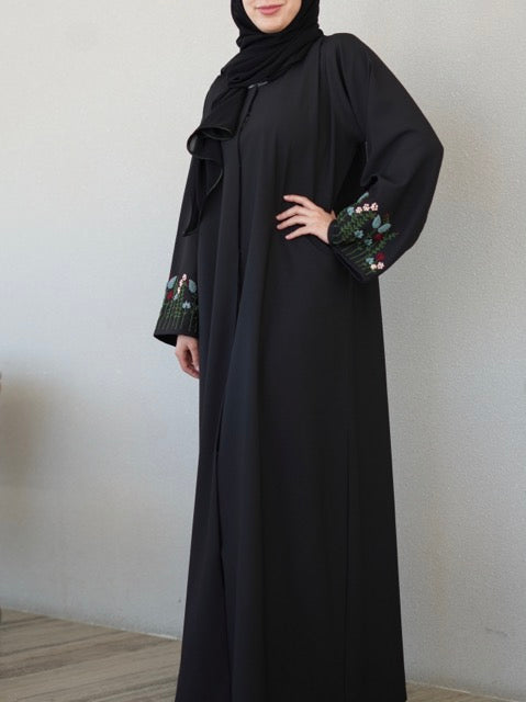 Spring Embroidery Abaya