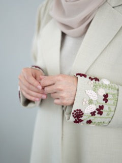 Floral Embroidery Abaya